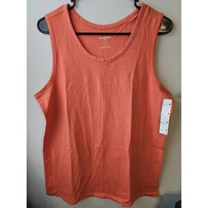 Goodfellow & Co Mens‎ Responsible Style Sz M Tank Top Orange Sleeveless Shirt